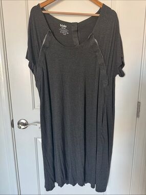 Frida Women's Charcoal Gray Maternity Gown